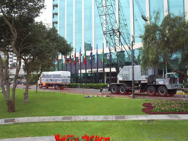 Chiller 7tons. sobre 48m. de altura  